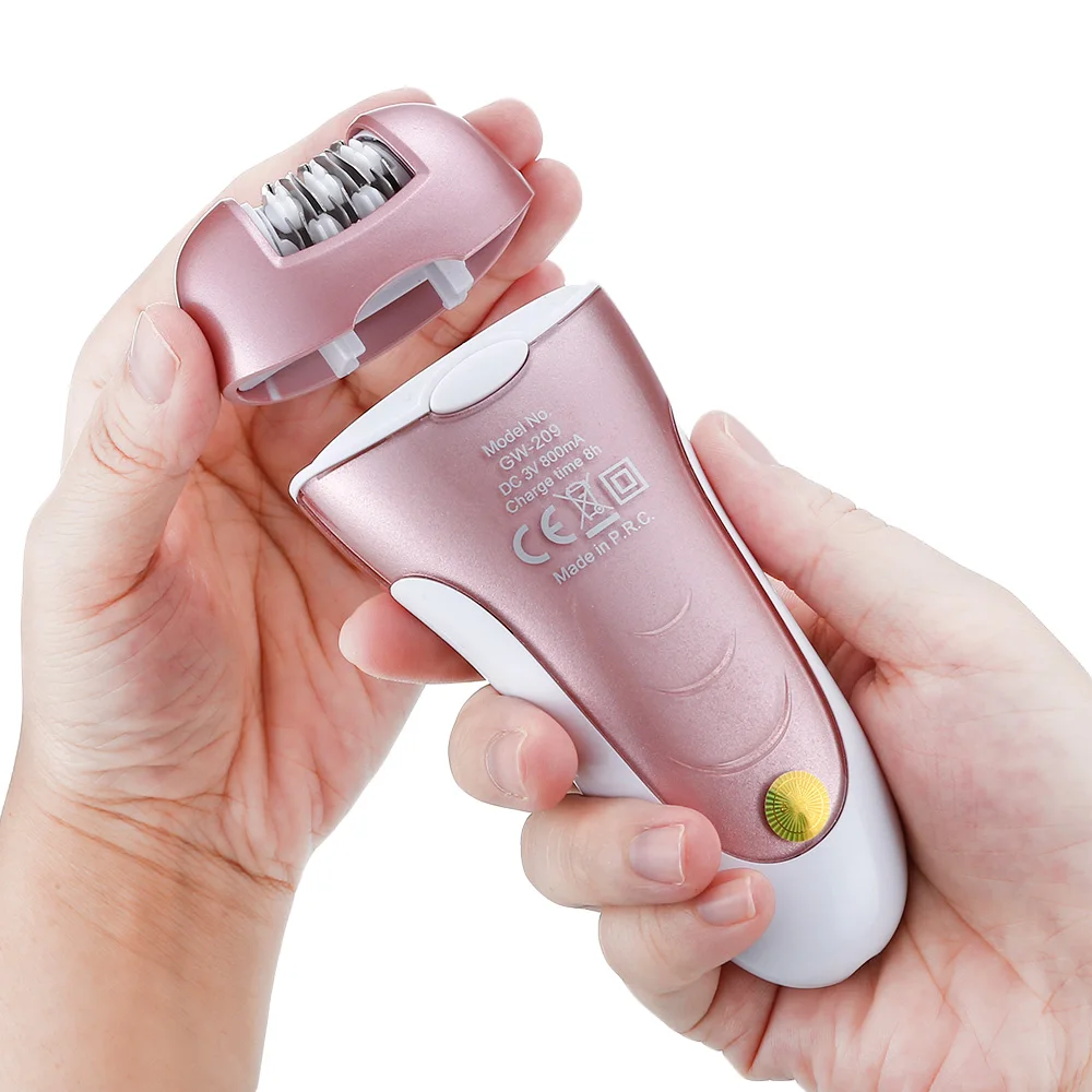 3 In 1 Cordless Female Women Epilator Hair Removal Waxing Machine Shaver Depilador Electric Lady Callus Remover