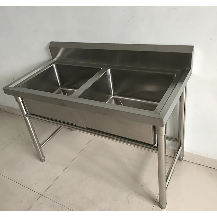 Commercial Restaurant Custom Size 304 Stainless Steel Kitchen Sink