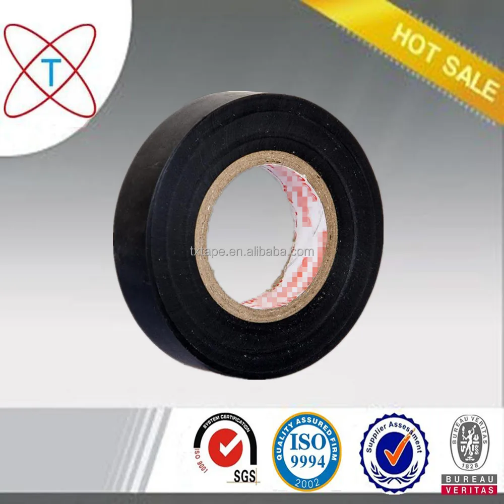 2022 TongXie Black PVC Premium Grade Electrical Tape Detectable Tape Caution tape