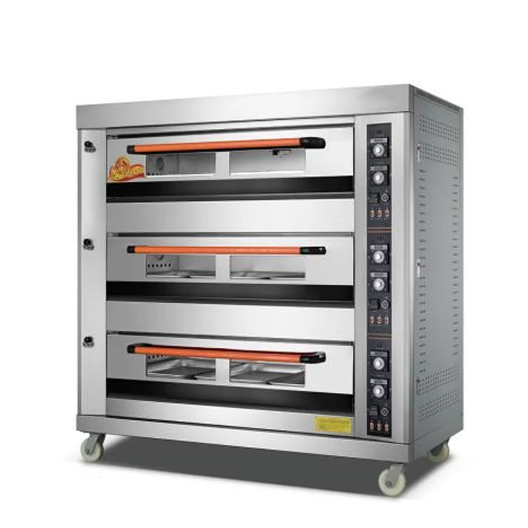 Three Deck Electric Fast Pizza Oven Commercial with 400 Degrees High Quality Pizza Hut Pizza Oven