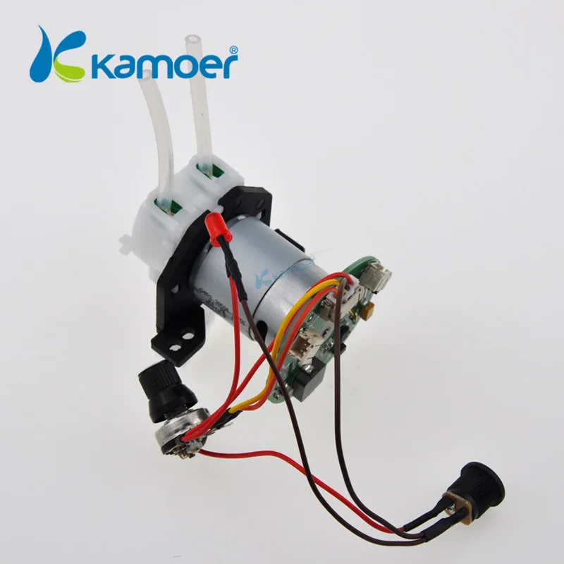 Kamoer 12v dc electric motor small peristaltic pump with speed controller