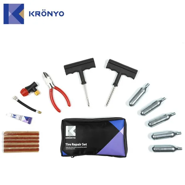kronyo puncture repair liquid tire sealant inflatable co2 bike bag