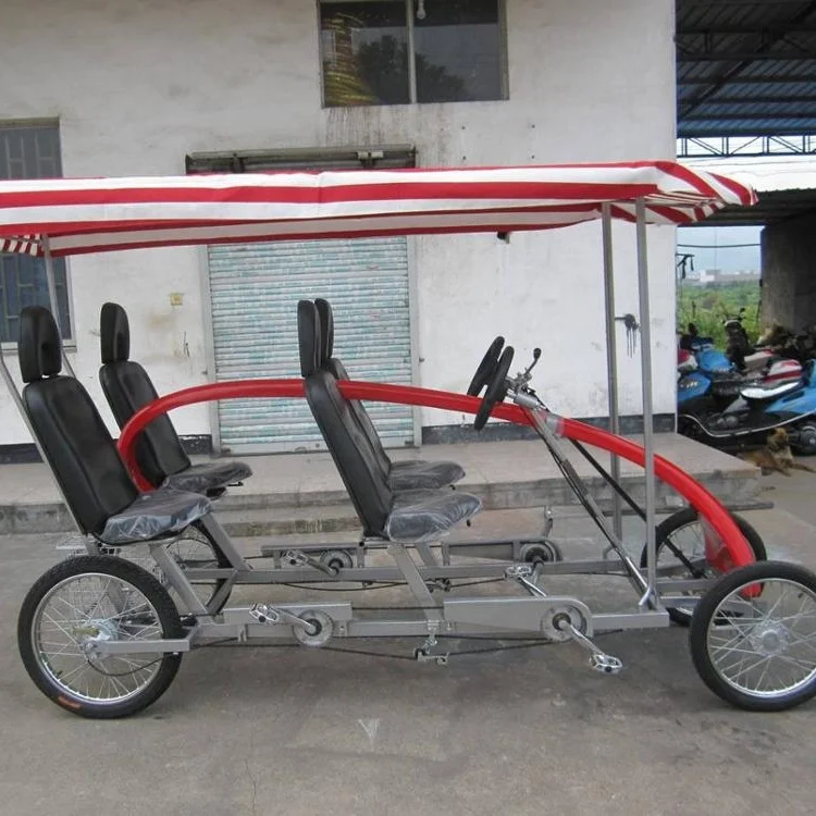 ELECTRIC  4SEATER  ROADSTER  BIKE WITH  LED LIGHTS