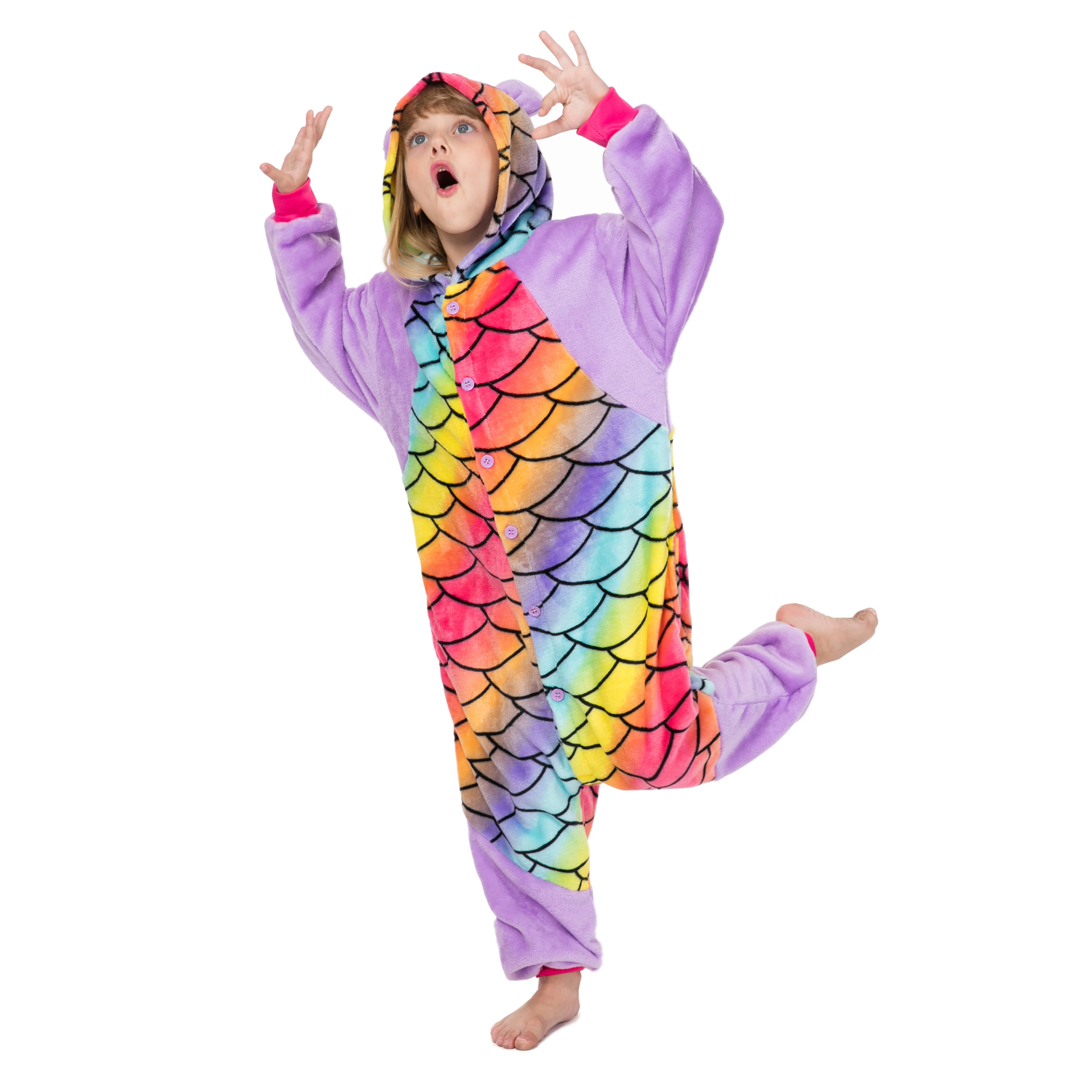 
wholesale kids pajamas costume sleepwear scale panda kid flannel onesie pajamas sleepwear pajamas 