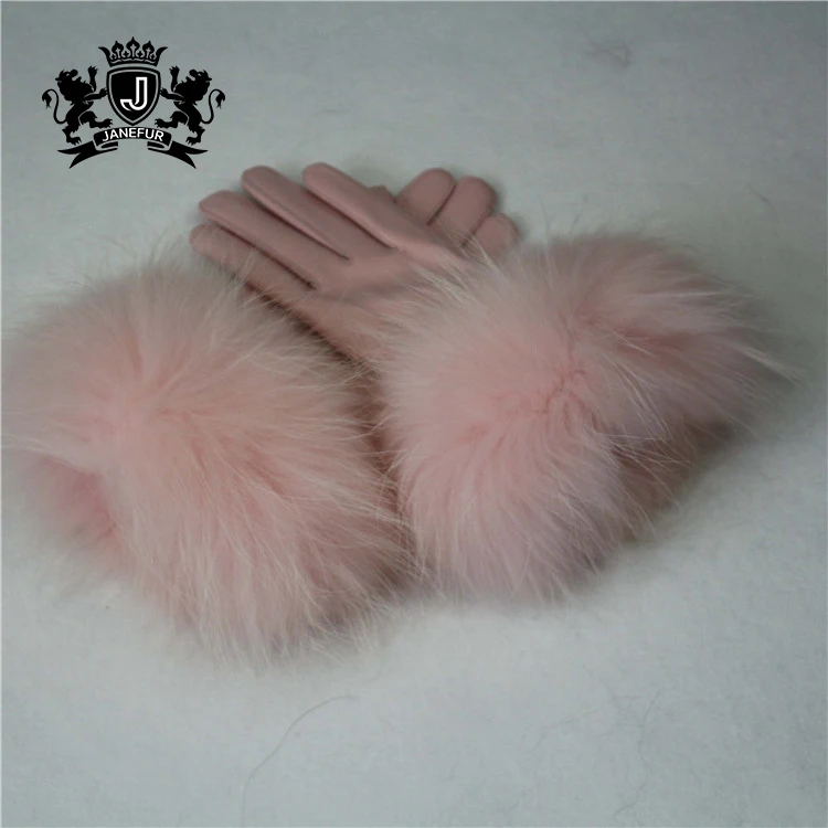 Коллекция 2019, Лучшая цена, роскошные женские роскошные перчатки из козьей кожи с теплой подкладкой