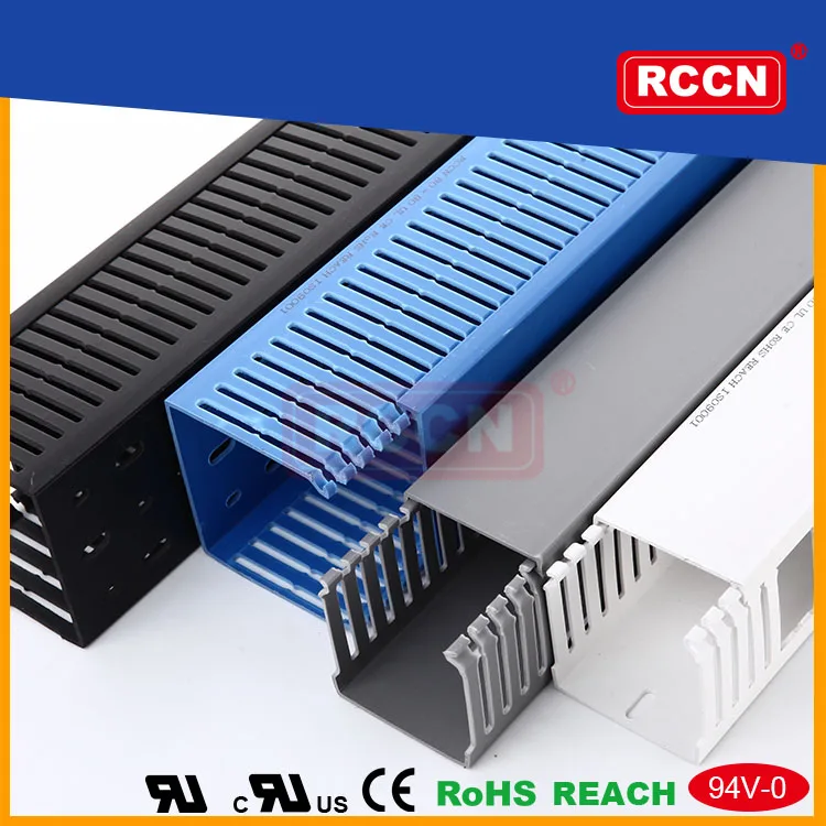 2022 Guaranteed quality Rccn blue white gray black pvc cable trunking HVDRF