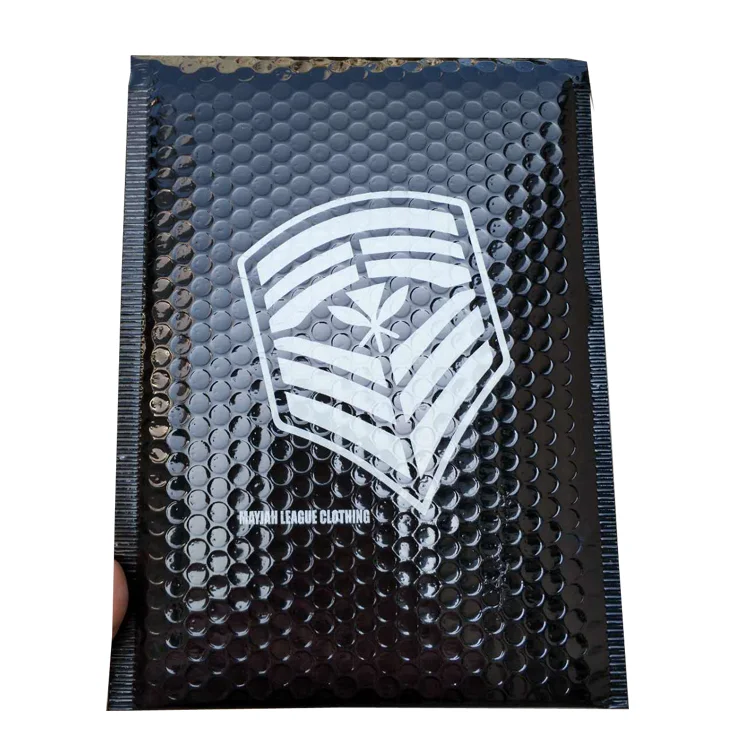 A4 size Custom printed wholesale waterproof plastic air padded envelopes pe poly bubble mailer for shop
