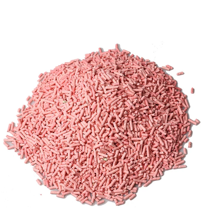 Кошачий наполнитель тофу круглой формы с мгновенным поглощением, дезодорирующим эффектом