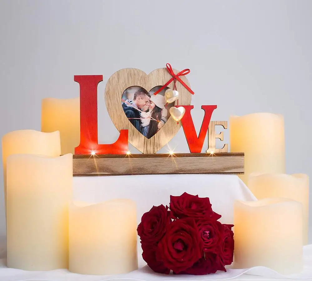 
Love Picture 3.1 x 3.1 Wedding Frame Perfect Bridal Gift Anniversary Bride Shower Engagement Couples Gifts 