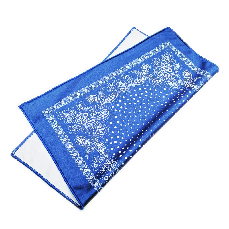 Colorful Heat Transfer Printing Microfiber Square Scarf