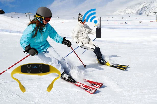 Waterproof Skiing Swimming Teaching Equipment Durable Snowboarding Swimmer Receiver Bone Conduction Headphone