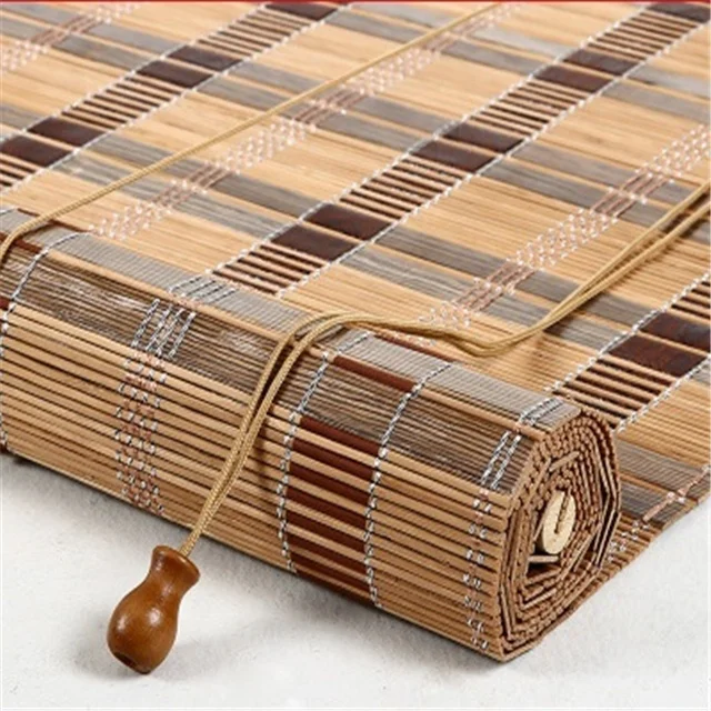 Custom Bamboo Shutter Curtain Blinds  Multi Color Many styles  Lifting Roller  Bamboo  Curtain
