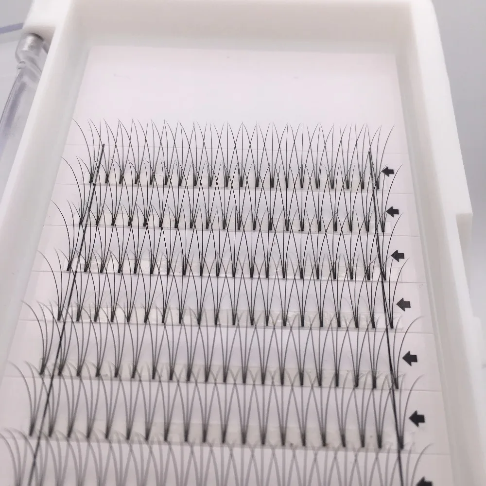 Private label 2D 3D 4D 5D 6D 7D 8D Volume Lashes 4D Premade Fans Lashes