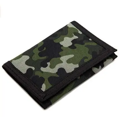 Canvas magic sticker wallet outdoor sports kids custom wallet