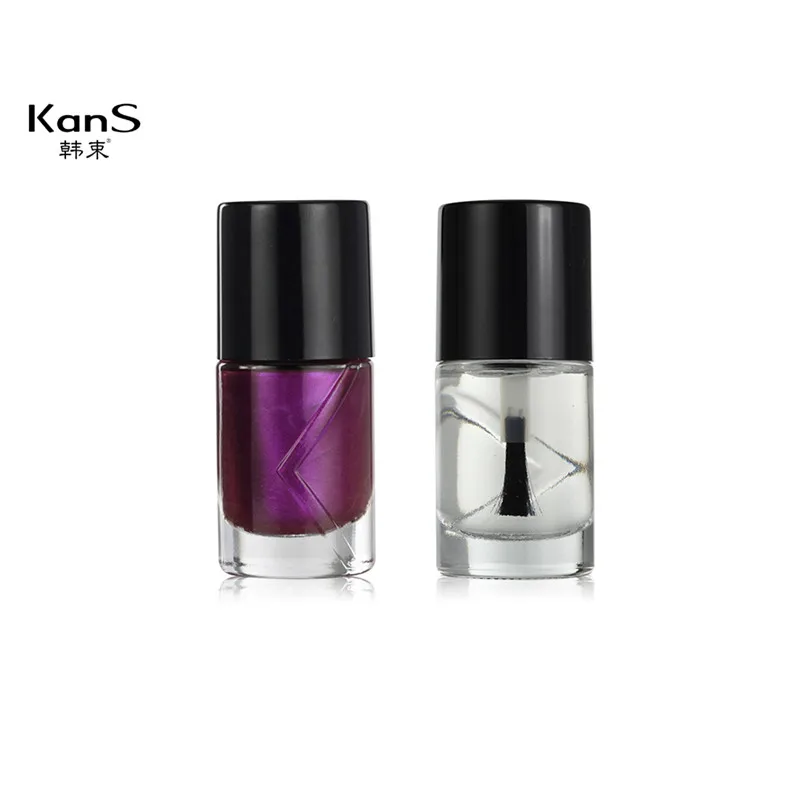 2X11 ML KanS Waterproof Gel Polish Makeup No Smell Nail Lacquer Dry Quickly Long last Transparent