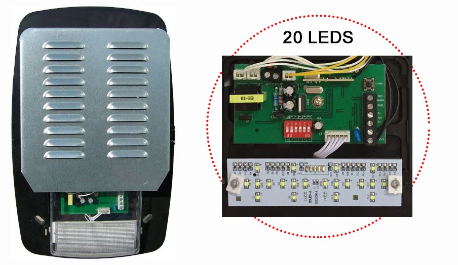 Звуковая сирена 868 дБ громкоговоритель 315/433 МГц дополнительная Беспроводная Внешняя Сирена