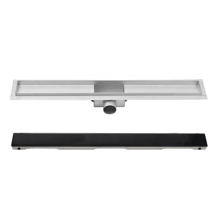 Drain Shower Linear Channel Linear Floor Drain Tempered Glass