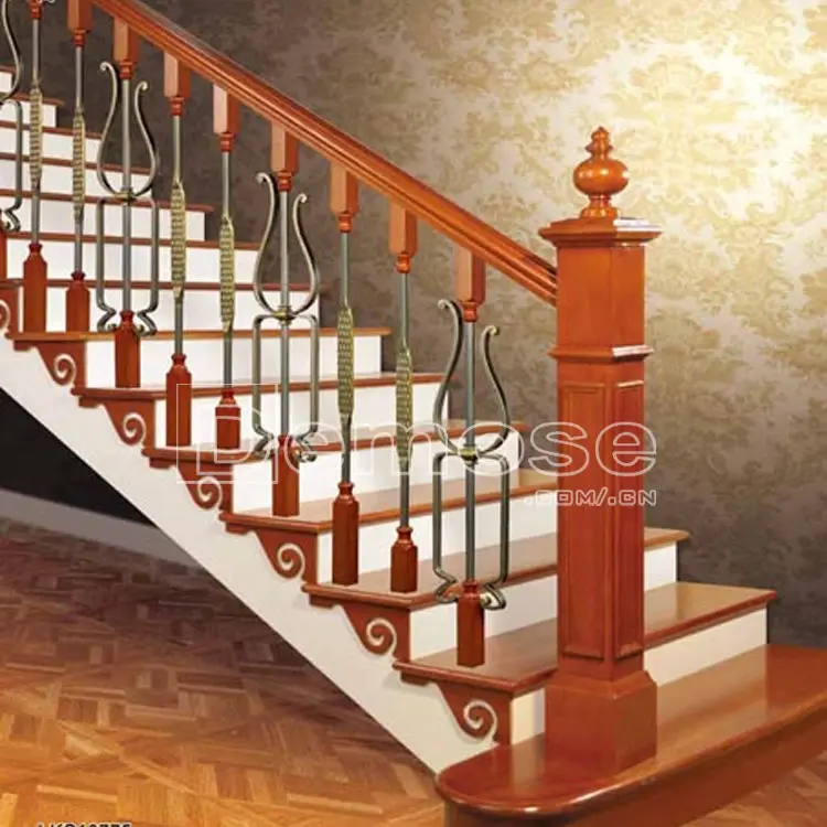 DEMOSE Vintage wrought iron stair railing and handrails