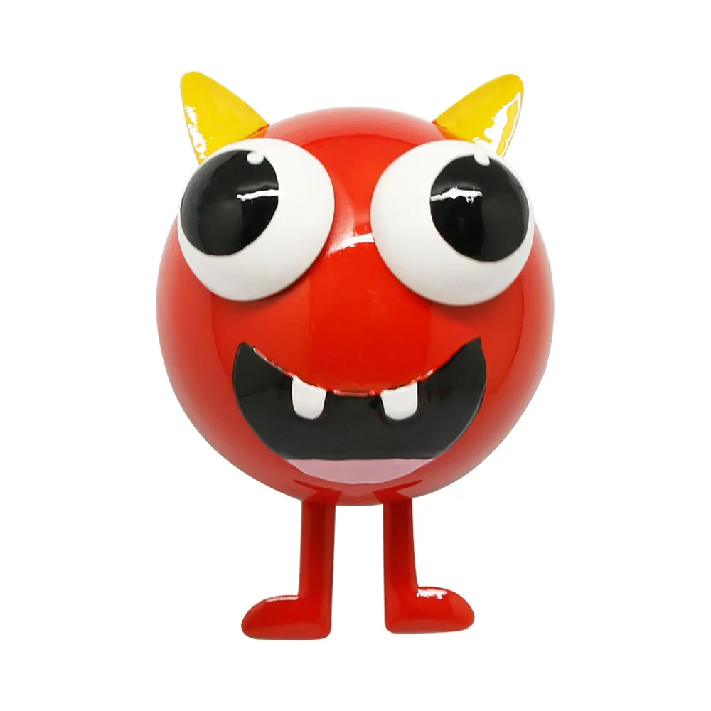 Custom vivid metal cartoon 4 colors monster fridge magnet