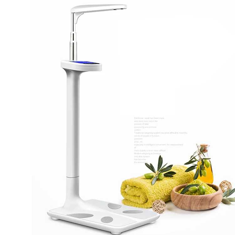 Sarmt Height Weighting scale And Weight Meter Scale Ultrasonic adult 200kg digital height weight scale