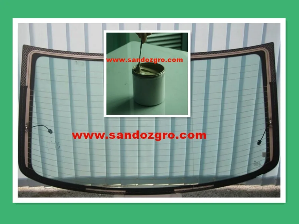 Автомобильная закаленная стеклянная черная ультрафиолетовая эмаль