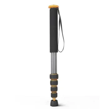 Carbon fiber camera monopod for dslr camera foldable monopod kit with rotary pan head