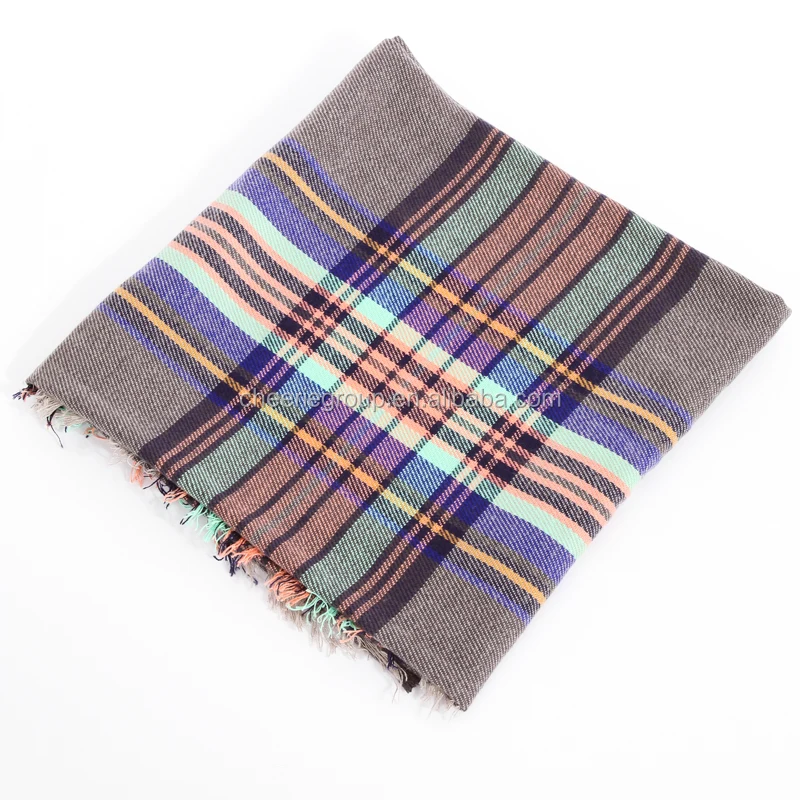 Модное квадратное женское одеяло, большой зимний шарф, шаль