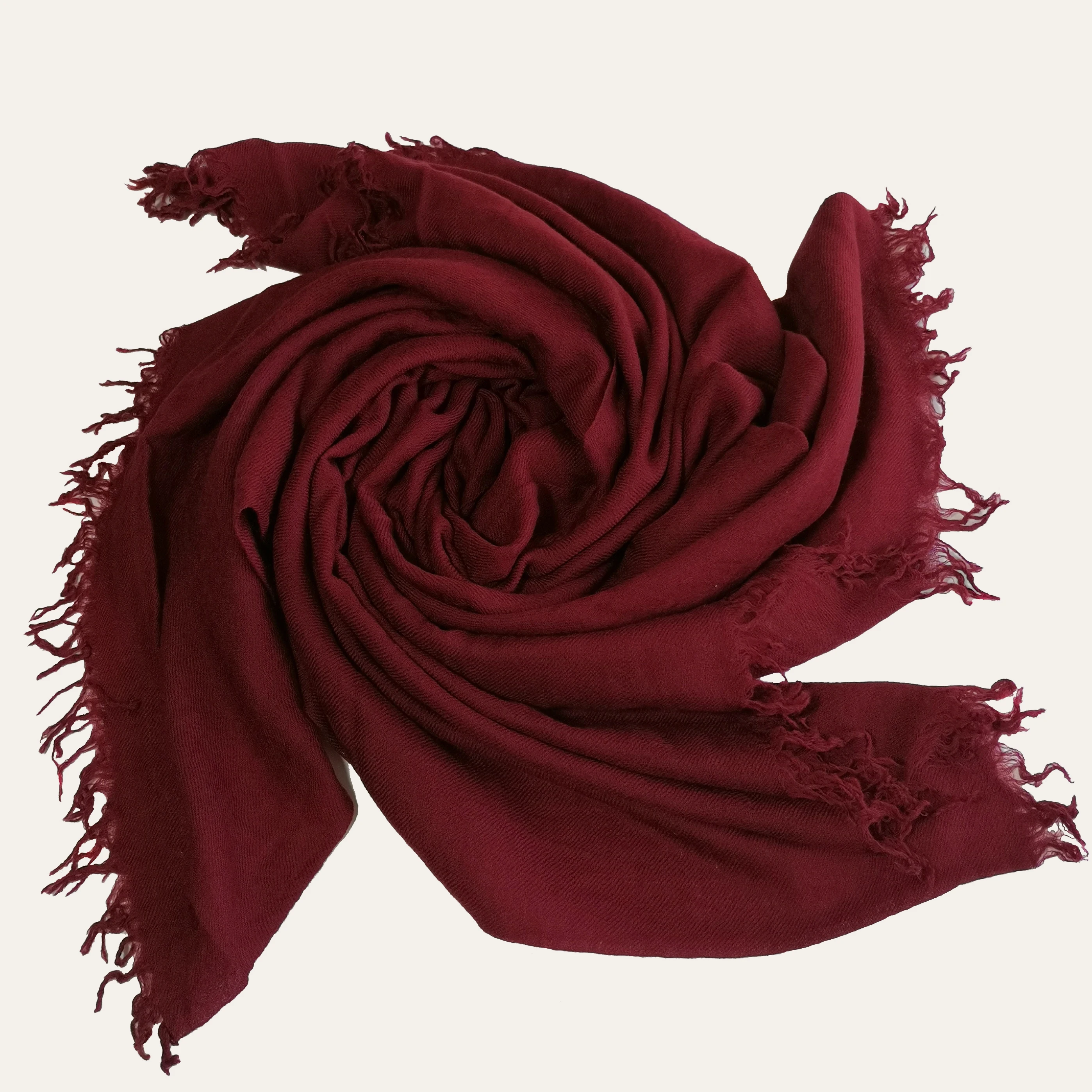 
High Quality Italian Women Super Soft Plain Long 100% Cashmere Kashmiri Pashmina Shawls 