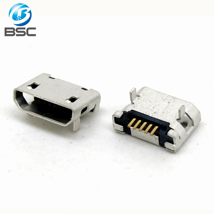 
Top mount Micro USB 2.0 5pin B Female jack socket connector China Supplier 