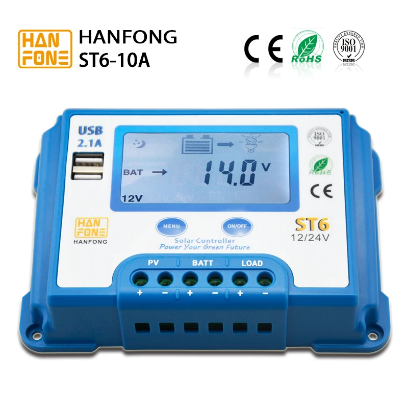 Dual Usb Porsolar Charge Controller 30 Ah Regulator Car Solar Charger Control With Fashion Design