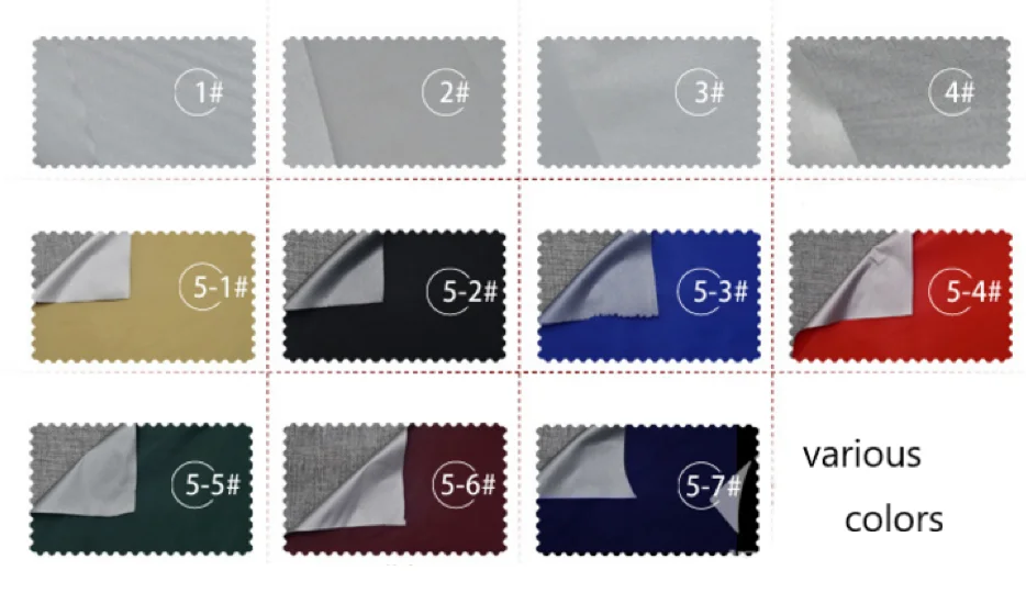 China direct factory  waterproof  blackout taffeta tent lining fabric