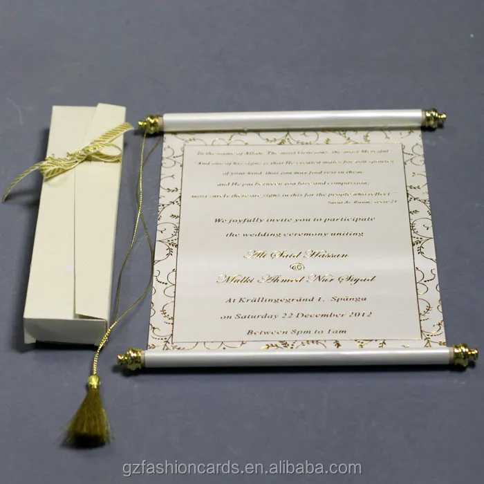 New Design Luxury Elegant Scroll Wedding Invitations | luxury wedding invitations | Elegant wedding invitations