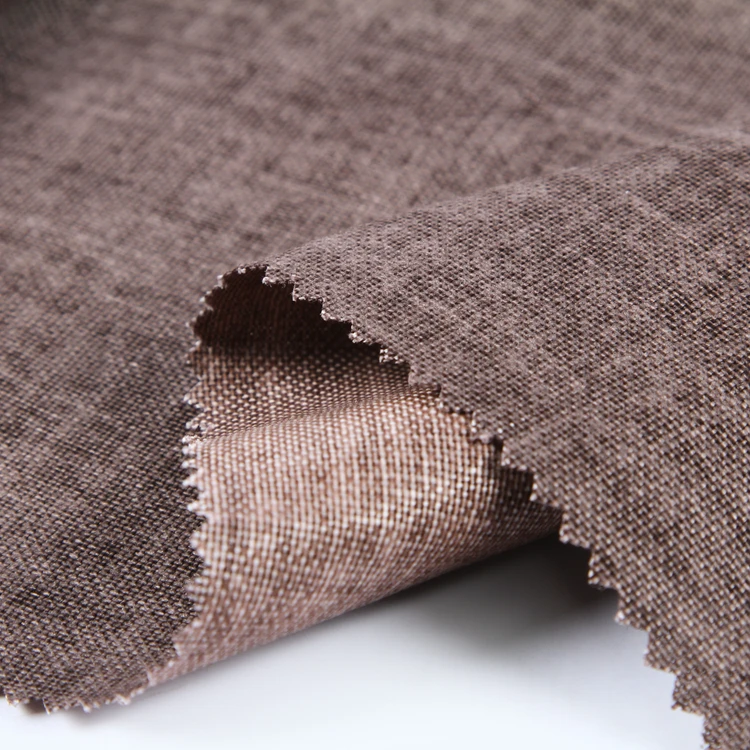 
China supplier textile woven stonewashed greige linen rayon fabric for cloth 