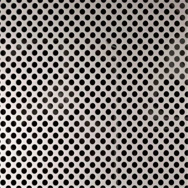 Manufacturers of high quality round hole 1m*2m perforated metal panels