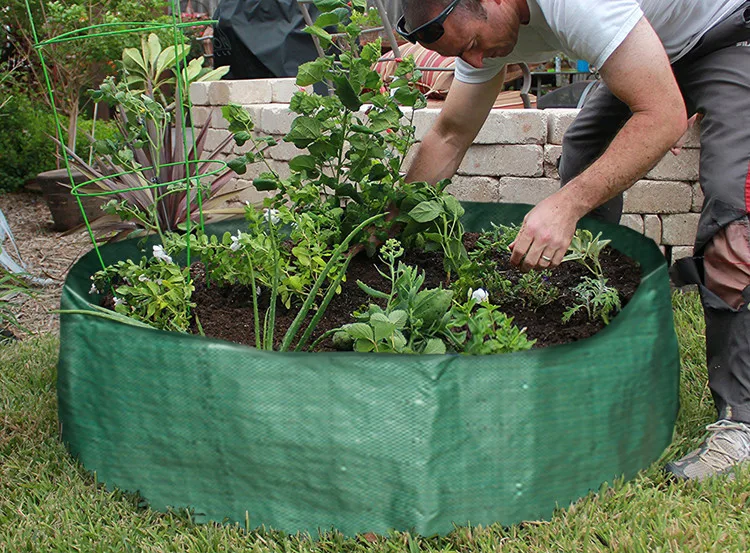 Vegetable planting bag leaf bag garden garbage bag 3 in a set