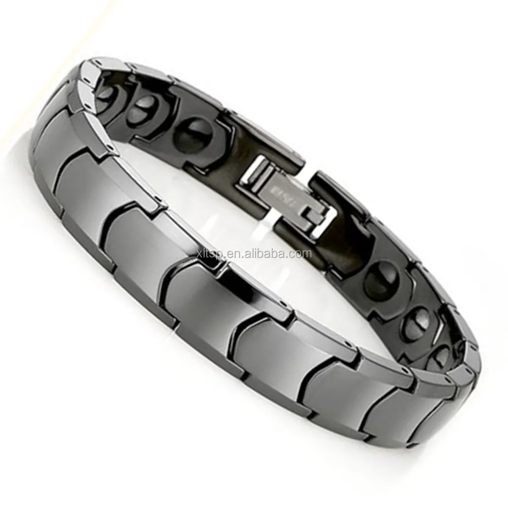 Лидер продаж в Корее, био-магнитный мужской браслет из нержавеющей стали