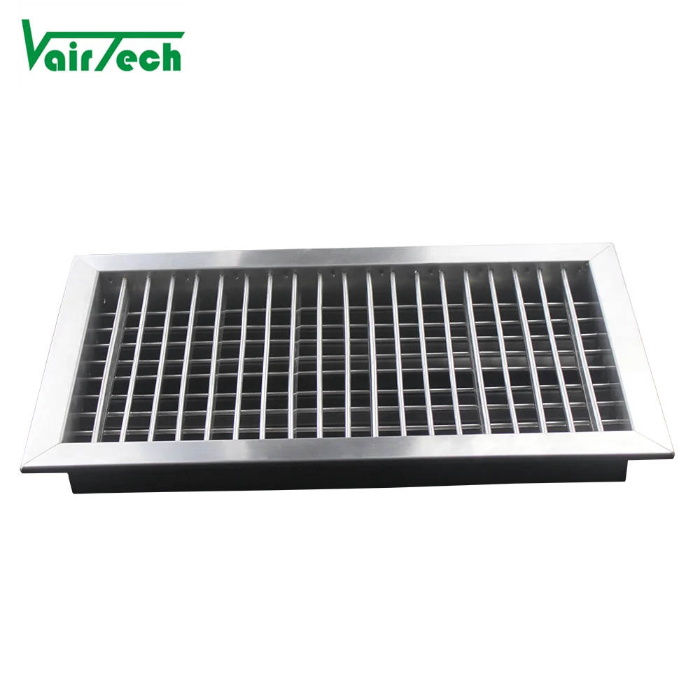 Modern Design HVAC Stainless Steel Registers and Grilles Air Louvers Vent for Air Conditioning Ventilation