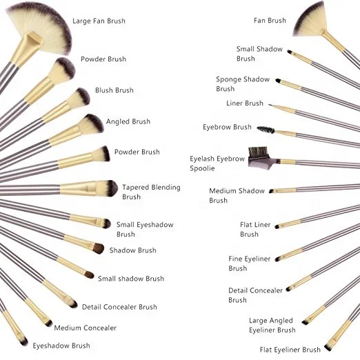 24 Pcs Makeup Brush Set Professional Makeup Brushes Custom Makeup Brush Set
