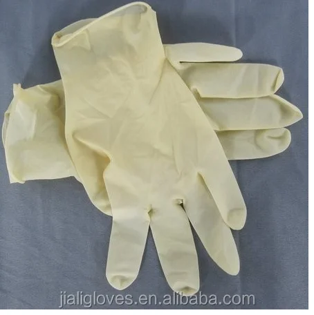 Latex gloves finger textured /Surgical Glove Powdered&Powder Free byCE ISO