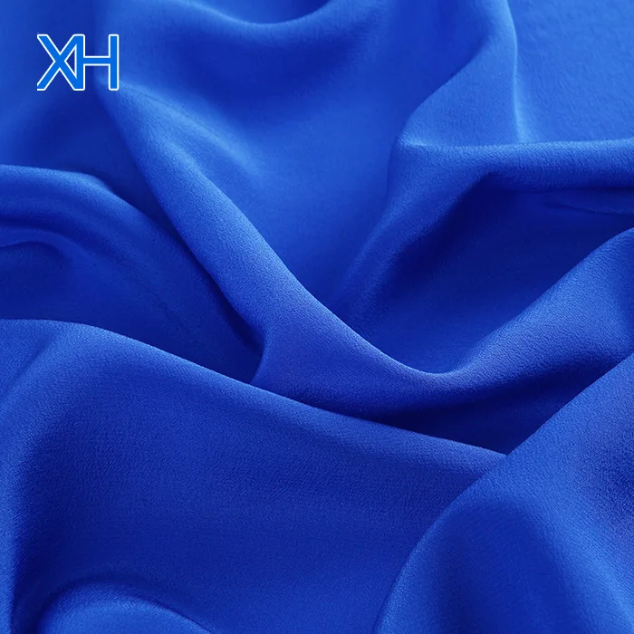 
Low Minimum Wholesale Crepe Fabric Chinese Silk by the Yard by Xinhe Textiles 