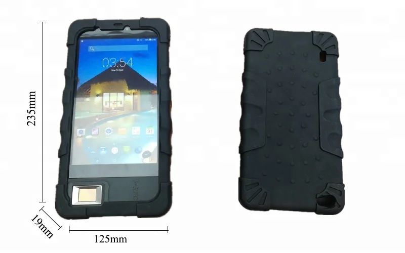 Mobile Dual SIM Card GPS Android 7inch Fingerprint Tablet  HF-FP07