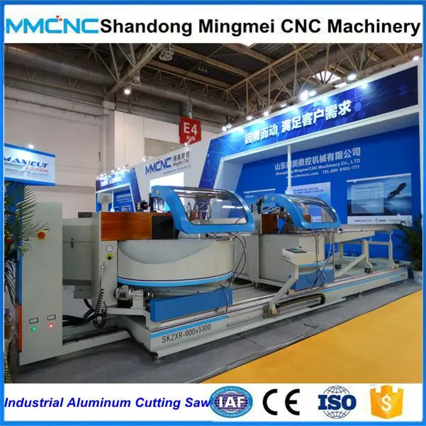 Window Door Making Machine Double Heads Sawing Aluminum Extrusion Cutting Machine