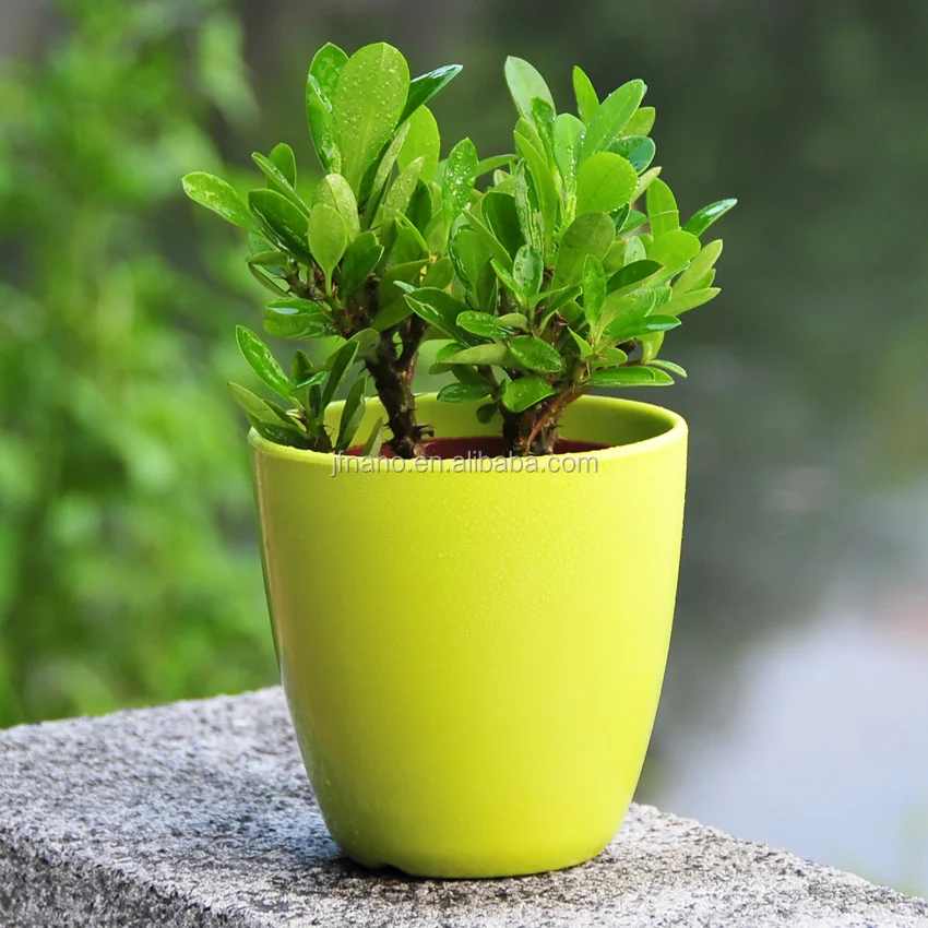 Garden supplies attractive colorful plastic wholesale flower pots