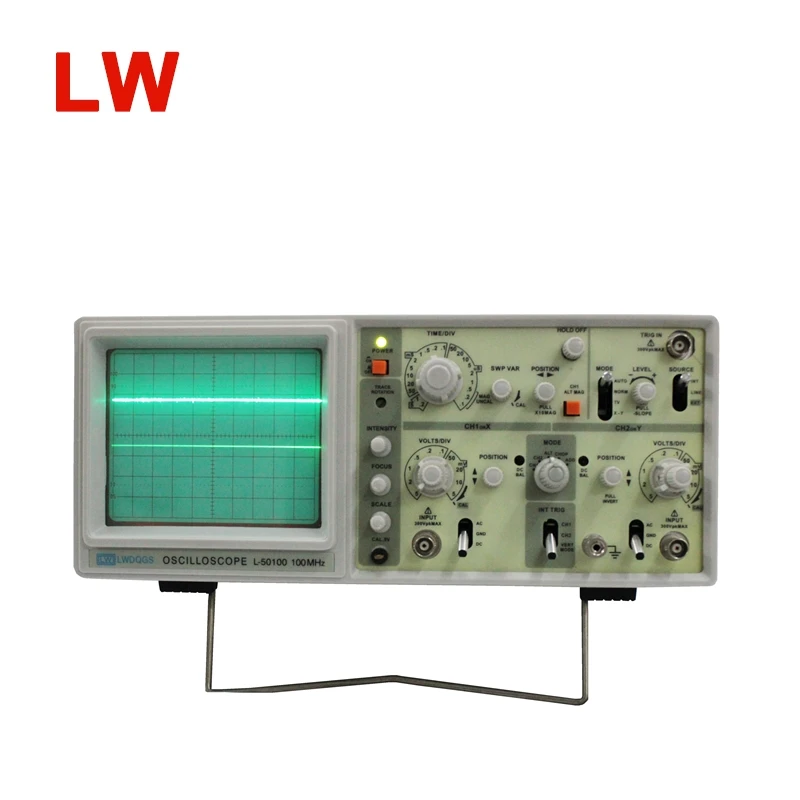 L50100 dual channels 100mhz oscilloscope lap equipment oscilloscope handheld
