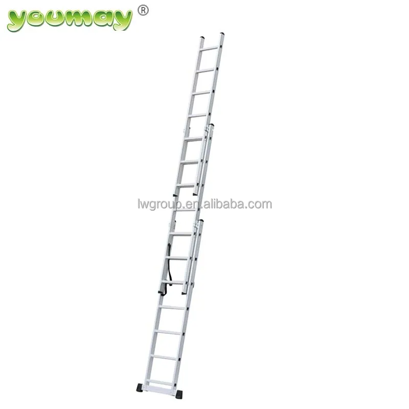 EN131 Заводская поставка Комбинированная лестница 1 2 мм толщина алюминиевая складная