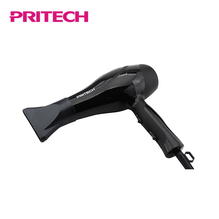 PRITECH Multi-functional Professional Electric Salon Ionic Hair Blow Dryer Plastic AC Motor 2 Speed & 3 Heating,with EMC Edition