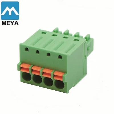 3.5 3.81mm alternative  FK-MCP 1,5/6-ST-3.81 PLUG FREE SPRING 6 8 10 12poles terminal block