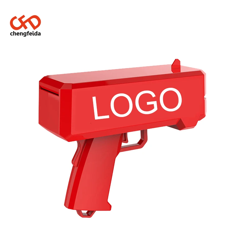 
Red Super Money Gun Money Rain Drop Gun, Paper Playing Money Gun 