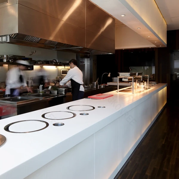 translucent acrylic solid surface  bar countertop restaurant bar counters for sale