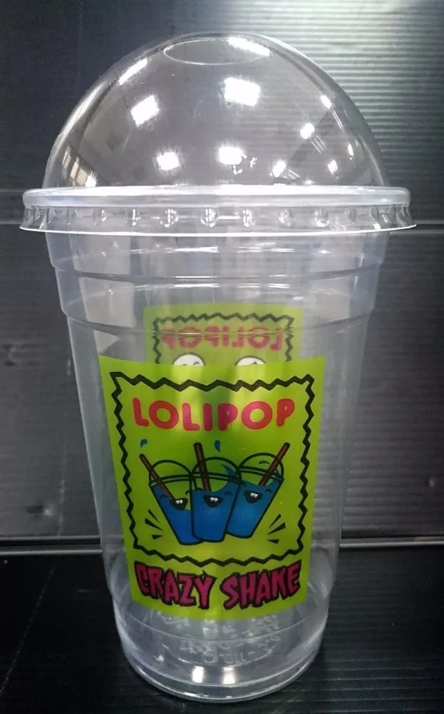 ПП-напечатанные таможней прозрачные одноразовые ПЭТ пластиковая кофейная чашка сока